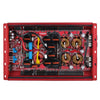 HOOLIGAN KO 1-Channel Amplifier with Voltmeter 5000 Watts Rms @ 1-Ohm Made In Korea Red