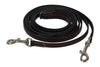 Huntley Equestrian Sedgwick Leather Draw Reins With Snap Ends