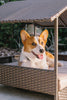 Huntley Pet Rattan Wicker Indoor Outdoor Cabana Raised Pet Bed