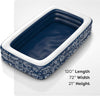 Inflatable Swimming Pool XL for Kids/Adults/Family, Dark Blue (Large 10'x6' Ft / 22