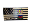Wooden American Flag for Teachers with Personalized Engraving