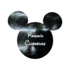 Wooden Mickey Head Wall Art with LED Backlighting and Custom Personalization