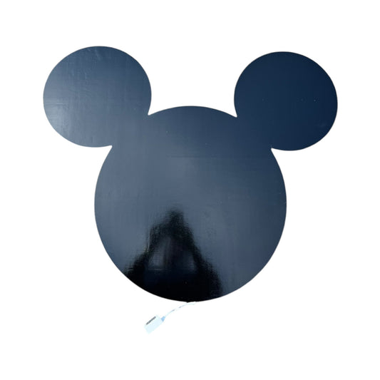 Wooden Mickey Head Wall Art with LED Backlighting and Custom Personalization