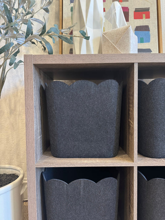 The Scalloped Bin - Original | Set of 3