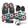 Jeep JL Wrangler 2018–2023 Complete Audio Package – Loaded Sound Bar, Dash Enclosures, Subwoofers & Amplifier