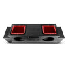 Jeep JKU/JLU Down Firing Subwoofer Enclosure 2 x 12
