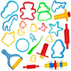 24 Piece Animal Shape Dough Tool Kit