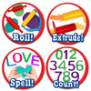 42-Piece Tools Party Pack w/Letters and Numbers