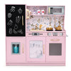 Toddler Pretend Play Kitchen for Boys and Girls 3-6 Years Old-Light Pink
