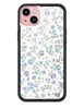 Lilac and Blue Floral iPhone Case