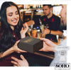 SoHo Margarita Glass Best Friend Gift for Women, 12oz Insulated Double Walled Frozen Drinking Stemless Cup (Keeps Drink Iced Cold) (Gift Boxed)