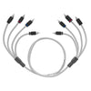 RCA Marine Grade Tinned 100% Copper OFC 6 Feet / 4 Channel - WHITE