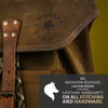 Bovine Leather Sling Bag - Brown