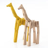Modern Wooden Giraffe Decor – Interactive Puzzle & Art Piece