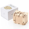 Modern Wooden Monkey Decor – Interactive Puzzle & Art Piece