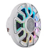 6.5” Marine Coaxial Speaker With Kevlar Cone, Bullet Tweeter, Neodymium Magnet, and Digital LED Lights | 200W RMS 4-Ohm