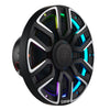 8” Marine Coaxial Speaker With Kevlar Cone, Bullet Tweeter, Neodymium Magnet, and Digital LED Lights | 200W RMS 4-Ohm