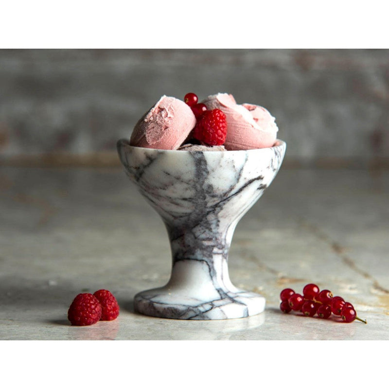 Marble Ice Cream Bowl Case Semi-Polished (D)5