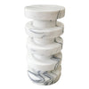 New York Marble Plinth Designer Side Table Polished (D)12