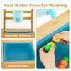 Outdoor Kids Mud Kitchen with Faucet and Water Box