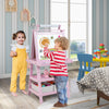 3-in-1 Double-Sided Storage Art Easel-Pink