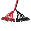 Level 2 RCA 100% Copper OFC Y Connector 2 MALE to 12 MALE 1.5 Feet - RED