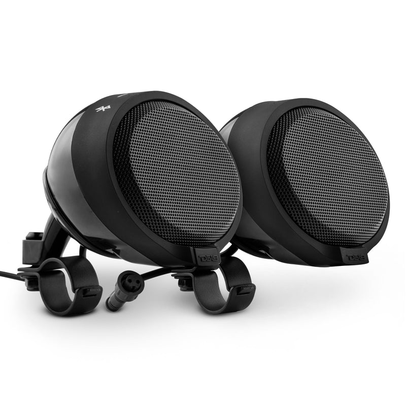 Motorcycle Handlebar Mounted Bluetooth Speaker System with Neodymium Magnet