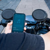 Motorcycle Handlebar Mounted Bluetooth Speaker System with Neodymium Magnet