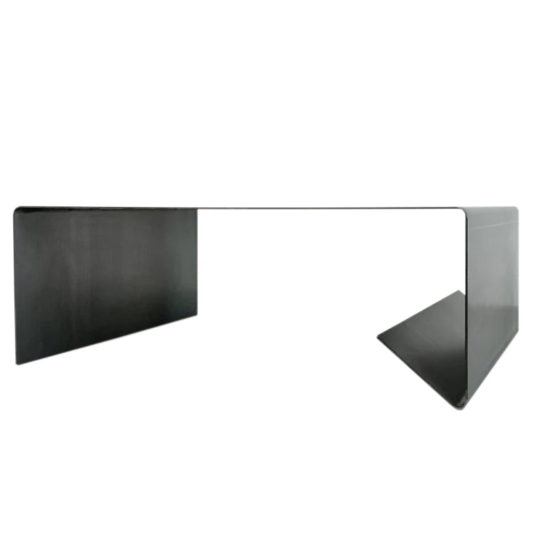 Rectangular Metal Coffee Table with storage Heavy Duty Raw Steel ...