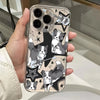 Black Guitar Music Cat Phone Case
