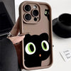 Black Cat Soft Silicone Cover Fundas Phone Case