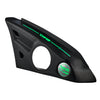 Polaris Slingshot Arm Rest Empty Enclosure With Digital Led Lights fits 2 x 6.5