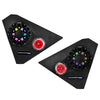 Polaris Slingshot Front Kick Empty Panel Pods With Digital LED Lights fits 2 x 6.5