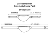 SYB Cross Body Fanny Pack - Canvas Traveler