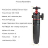 FGCLSY Extension Pole Tripod, Mini Selfie Stick Tripod Stand Handle Grip