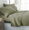 4-Piece 100% Cotton Solid Sheet Set – 300 Thread Count, Luxury Extra Soft