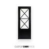 Artemis Single Iron Door with Regency Style and Glass, Perfect for Residential and Commercial Use