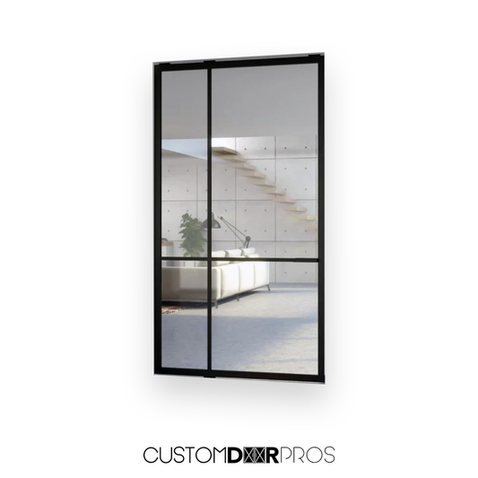 Apheleia Aluminum Pivot Door System - Easy Assembly, 4 Colors, Stealthpivot