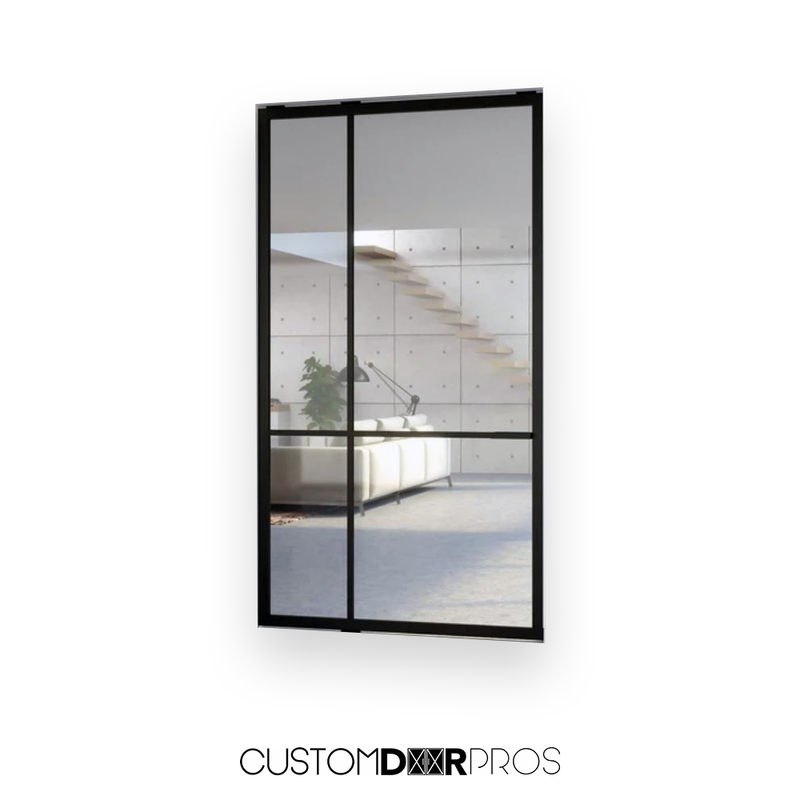 Apheleia Aluminum Pivot Door System - Easy Assembly, 4 Colors, Stealthpivot