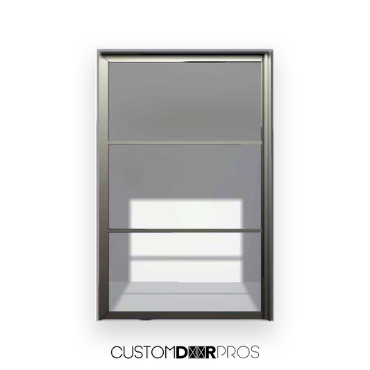 3 Panel Aluminum Porta Pivot Interior Door