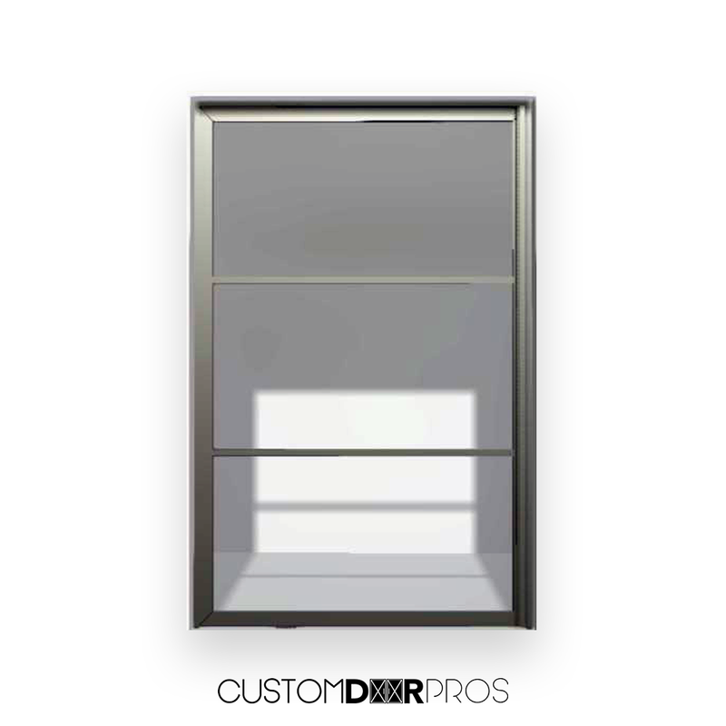 3 Panel Aluminum Porta Pivot Interior Door