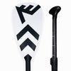 Carbon-Fiberglass Adjustable Paddle with ABS Edge  - White