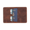 Yuma Genuine Leather Passport Wallet - Handmade Travel Document Holder