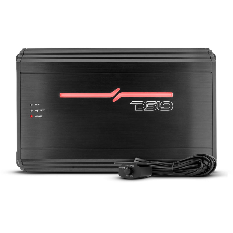 ZR 1-Channel Class D Amplifier 1000 Watts RMS-1 Ohm