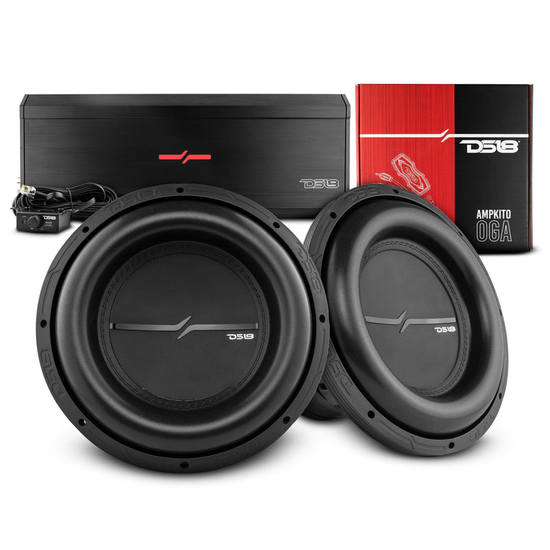 DS18 ZXI12.4D-PKG Bass Package - 2 x ZXI12.4D - 12