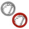 29.5FT Dog Tie Out Cable Long Dog Leash Chew Proof Lead Dog Chain with Durable Spring 360° Rotatable Clips PVC Case for Outside Yard Caming