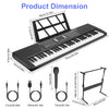 GBruno 61 Keys Digital Music Keyboard
