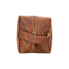 Oswego Men's Leather Dopp Kit & Small Travel Handbag