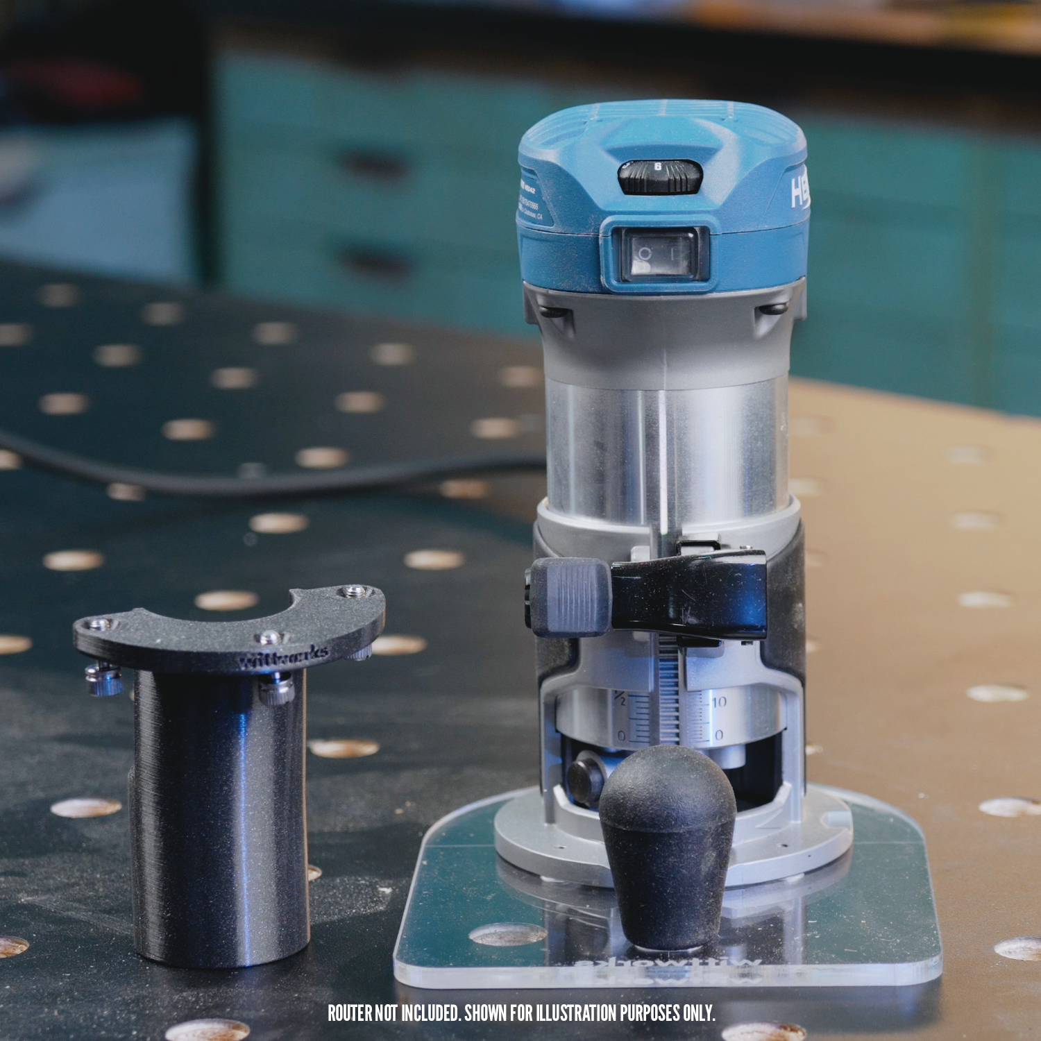 Trim Router Base for Hercules – Perfect Stock