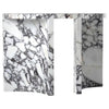 Calacatta Viola Marble Designer Arched Legs Console Polished